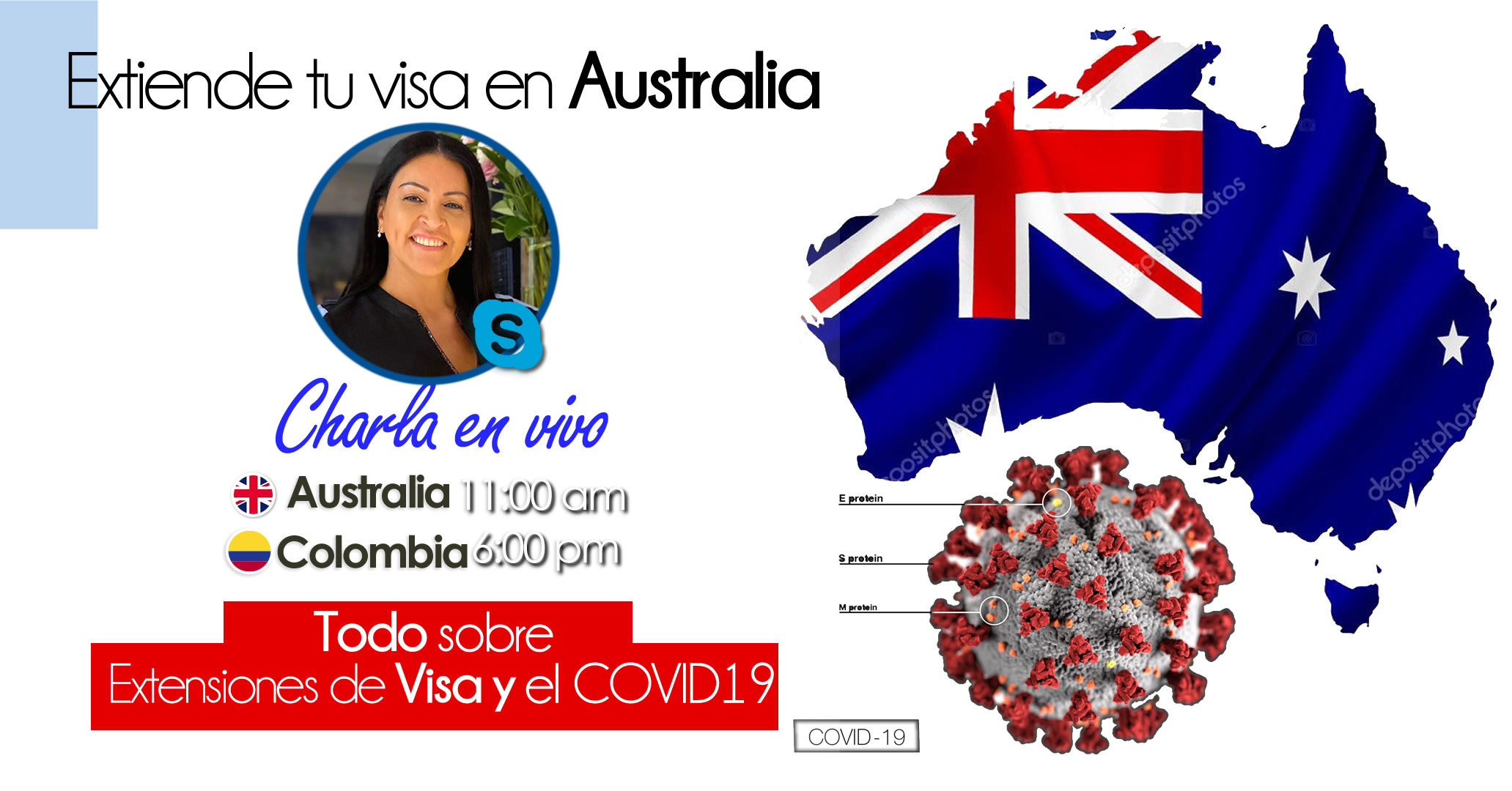 Australia Charla COvid19 Extensiones de visa